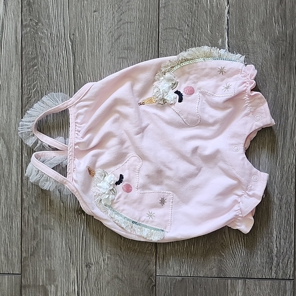 🦄 Baby Girl Unicorn Onsie